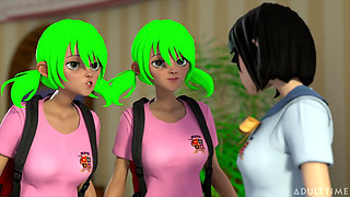 Hentai Sex College Episode 6 - University Student Demonstrates Her Sexual Prowess on Stepdaddy's Cock