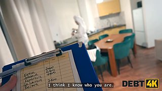 Debt4k. real russian whore was disciplined in anal and vulva after fellating in her room and having a debt