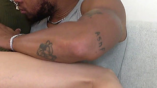 Arab Stepsister Fucks Muscular BBC Stepbrother & Swallows His Cum