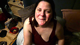 Sitting Assisted Self Suck+Wake n fill mouth