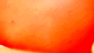 Sexy brunette wearing stockings masturbates webcam