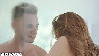 Delicate Tori Black and Little Caprice at doggystyle trailer