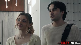 Demi Hawks and boyfriend fucks tutor
