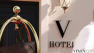 Vixen featuring Christy White's doggystyle sex