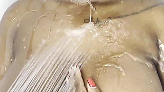 Horny Teen Girl +18yrs Gets Naughty in the Shower Recording Video 4 Her Lecturer Lover!