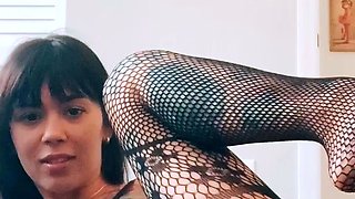 Dp loving close up hoe uses toys