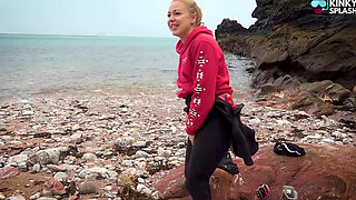 Thick 8mm Wetsuit Struggle & Sea Splash