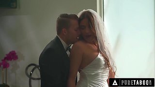Lustful Bride Shamelessly Teases Husband In Front Of Wedding Witnesses With Codey Steele And Gizelle Blanco