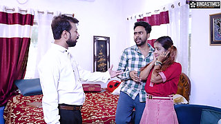 Desi Indian Hot & Sexy College Girl Fucked by Two Male Teacher Hardcore Threesome ( Hindi Audio )