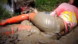 Two Thai Girls In Muddy Thigh Boots!!!