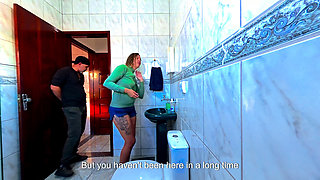 Step-Uncle rubbing dry-hump and pulling down her clothes to masturbate her.