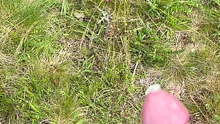 Public  Outdoor: German Slut Is Fucking in the Park (risky!)
