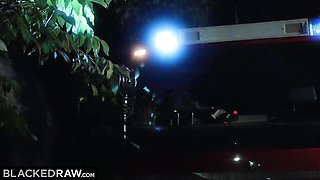 Delicate Adriana Sephora and Kelly Collins - riding action - Blacked Raw