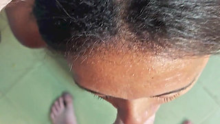Messy Blowjob POV in the Kitchen