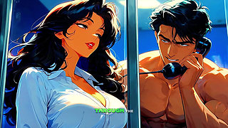 Podcast Host Takes Guest Live on Air - Studio Creampie Hentai - Ai Animation
