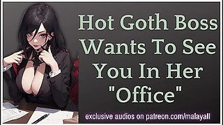Goth Boss Wants To See You In Her Office Asmr Erotic Roleplay