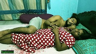 Tamil teen hot romantic sex in hotel room with hindi audio