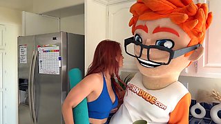 I Made Elise London Gape & Spunk on Knockers with Big Penis