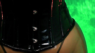 Sexual latex rubber MILF Arya Grander slow meditative JOI