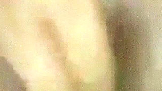I Am Standing in the Dim Light at Mid Night, I Fingerings in My Own Pussy and Cums a Lot.