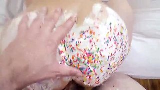 Amateur Teen Takes Rough Anal and Creampie from Big Dick Stepdad