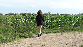 Patricia in Corn Field