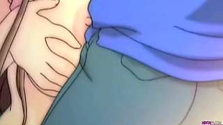 Nerdy stud loses virginity - Hentai Anime