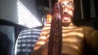 Big-Cock Daddy Masturbating Solo