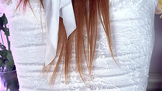 Bride Gets Fucked in the Ass on Her Wedding Day Anal Solo Roleplay