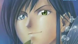Hentai guy spies on another hentai couple while they are
