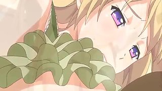 Bondage hentai with pumping her milk gets wetpussy hard poking