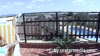 Nudist Teen Gym on the Beach