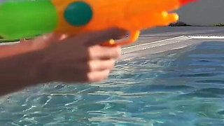 Pool Fun with Hot Girls