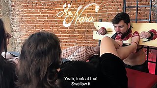 Blonde And Brunette Foot Fetish Fucking