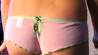 Amateur blondie solo anal masturbation