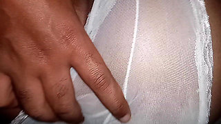 Panties to the Side Fuck and Creampie