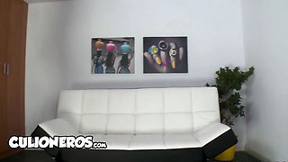 Culioneros - nineteen-year-old anita b demonstrates off her abilities and her perfect Tight Pussy