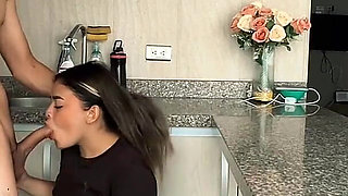 The Useless Maid Kneels Down Not to Get Fired - She Sucks My Cock and I End up Fucking Her Hard
