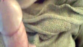 Filipina sucking big white cock & taking big facial