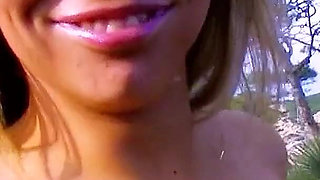 Horny MILF Giuliana experiences her first ass fuck on vacation with strangers