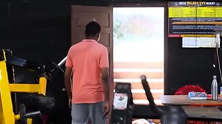 BBW Desi Indian Aunty Sigma Aaram Ward With Gym Boy