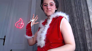 Christmas Bodystocking Cocktease