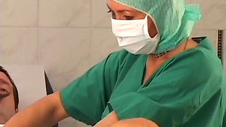 Mistress fucks his his ass with dildo!