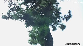 Japanese Brunette Lets A Stranger Fingerfuck Her Hairy Pussy On The Street Uncensored With Karin Asahi