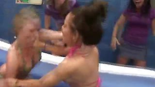 Naked College Girls Mud Wrestling At Hazing Party