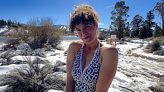 Short dress, public, jewish milf