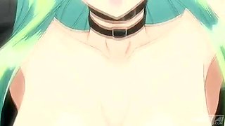 Japanese MILF Hentai Anime: Busty Maid Gets Caught Giving the Boss a Tits-Job - Uncensored