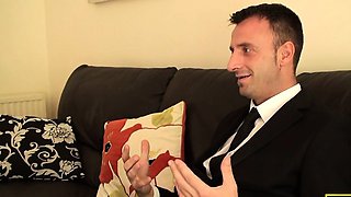 Chubby british sub dominated with roughsex