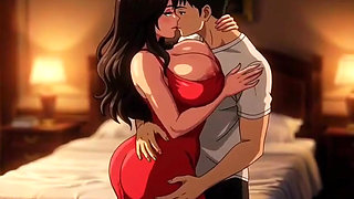 beautiful busty stepmom Elena shares a secret While Dad is away on a business trip