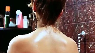 German blonde babe fucked in a retro porn video